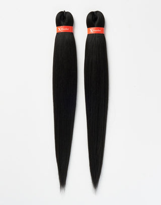 2 pack Xpression Ultra Braid Pre Stretched - Colour 1b