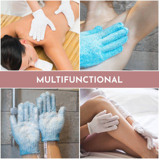 Exfoliating Gloves - White