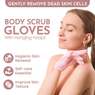 Exfoliating Gloves - White