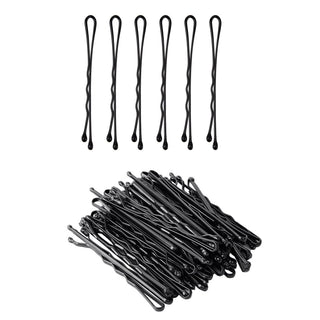 60 Black Bobby Pins