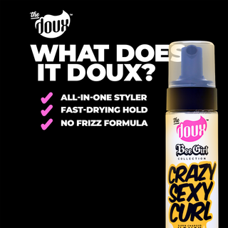 The Doux CraxySexyCurl Honey Setting Foam 7oz