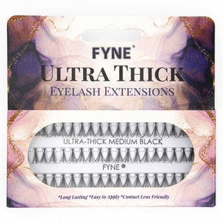 Ultra Thick Individual Eyelash Extensions - Medium (10mm)
