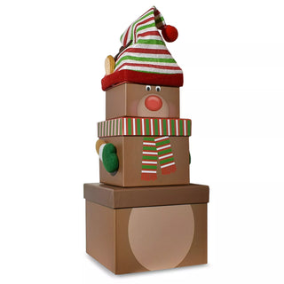 Gift Box Set Of 3 Reindeer